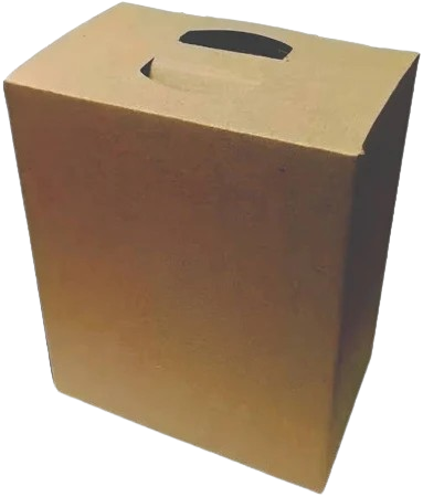 Caja Navideña Manija Integrada Mediana envase 100% reciclable